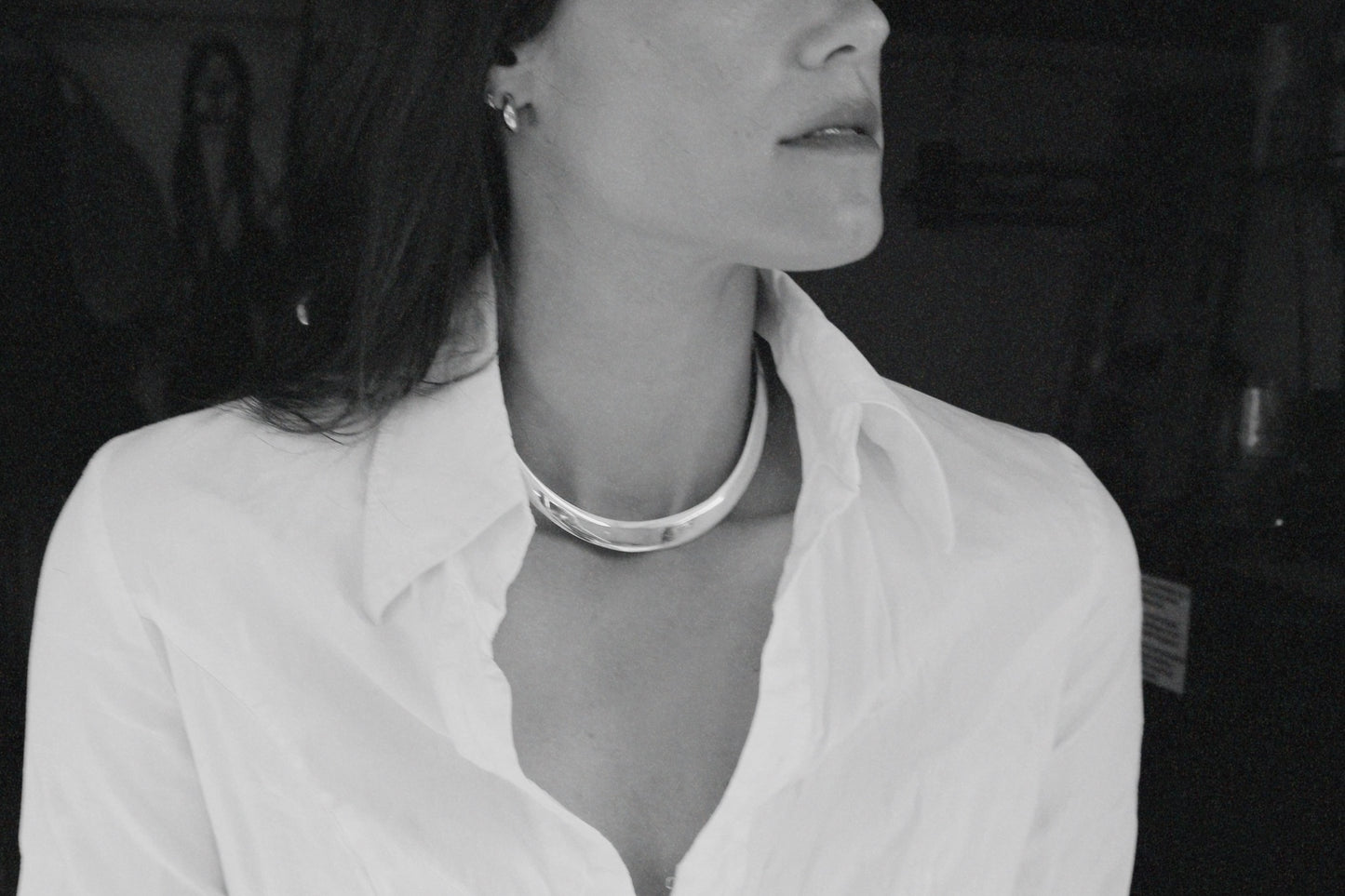 Collar de plata vintage