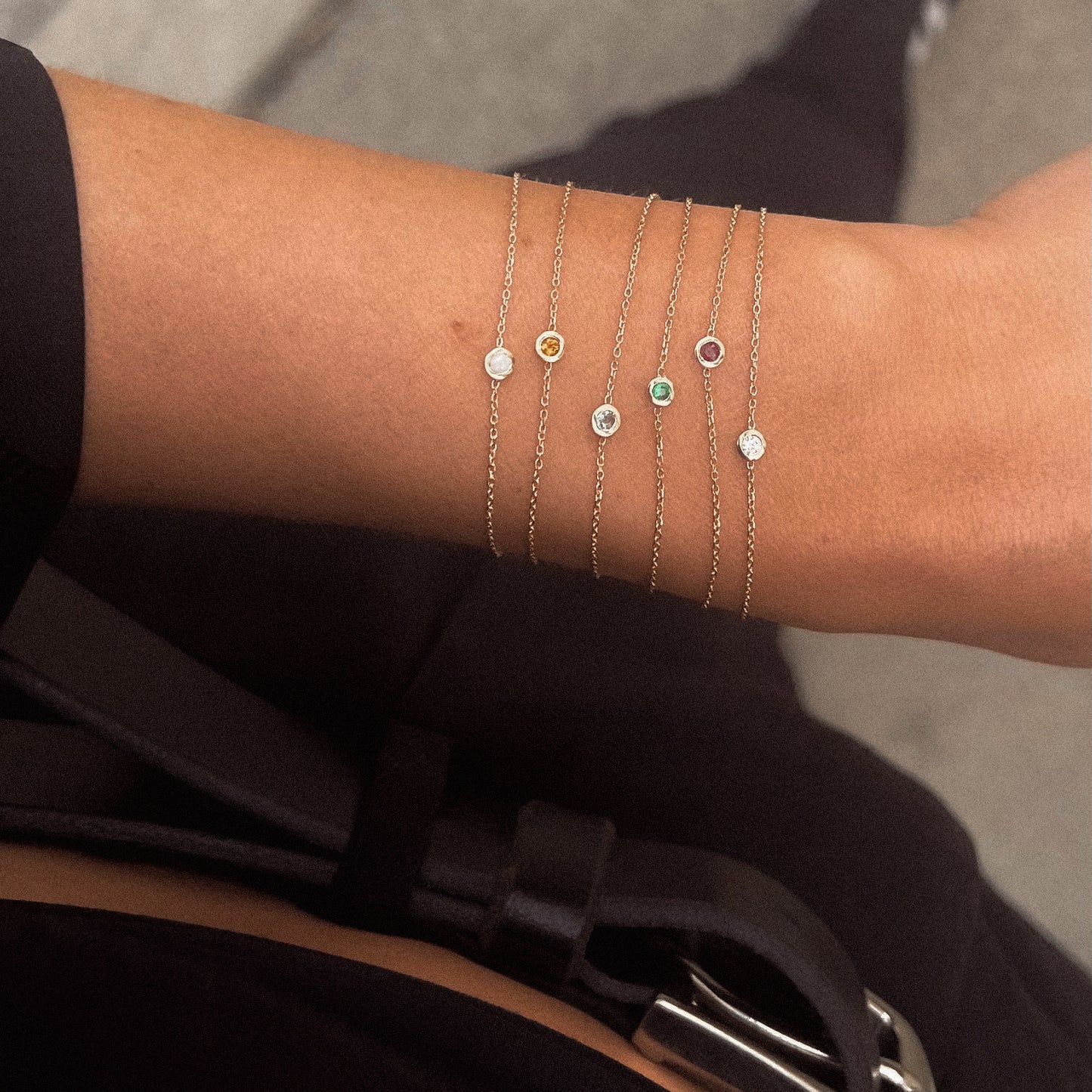 Pulsera de piedra natal