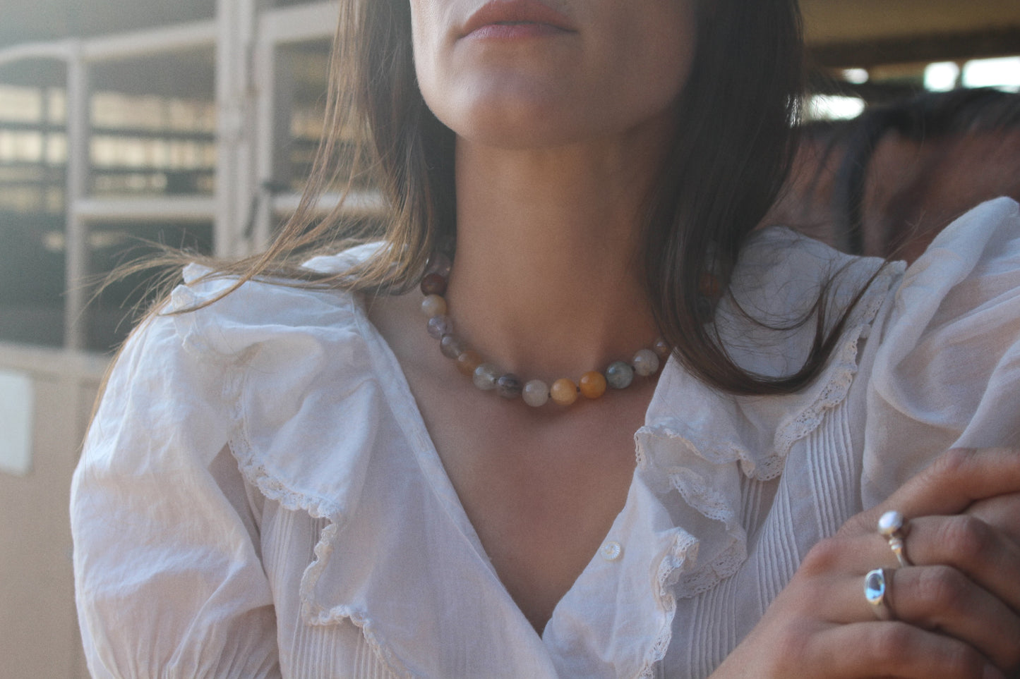 Collar Tierra con cuentas
