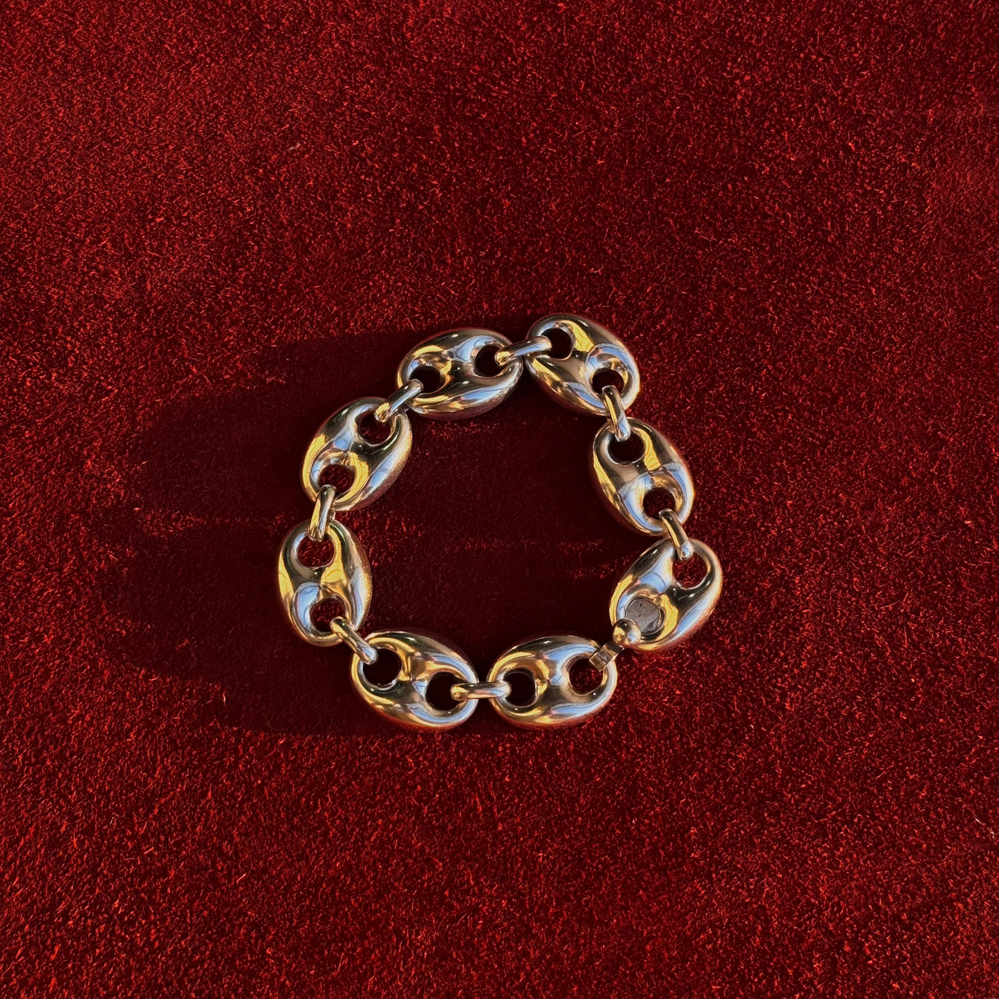 Pulsera marinera vintage con efecto abultado