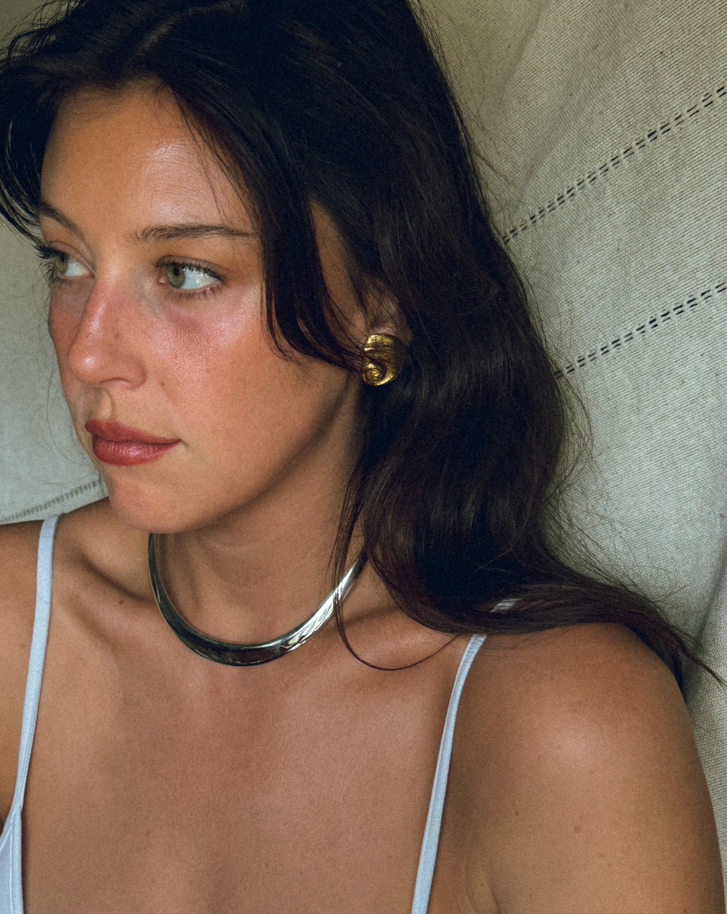 Collar de plata vintage