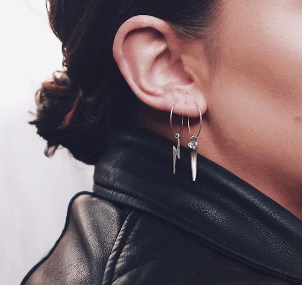 Aro sencillo con dije