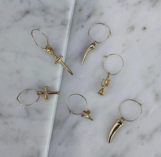 Aro sencillo con dije