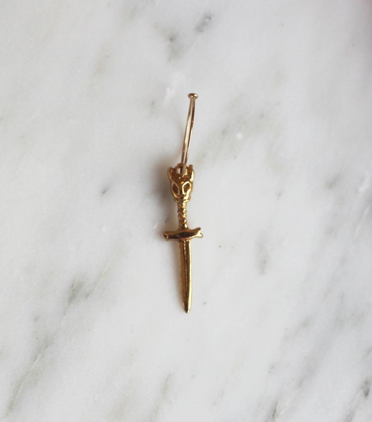 Aro sencillo con dije