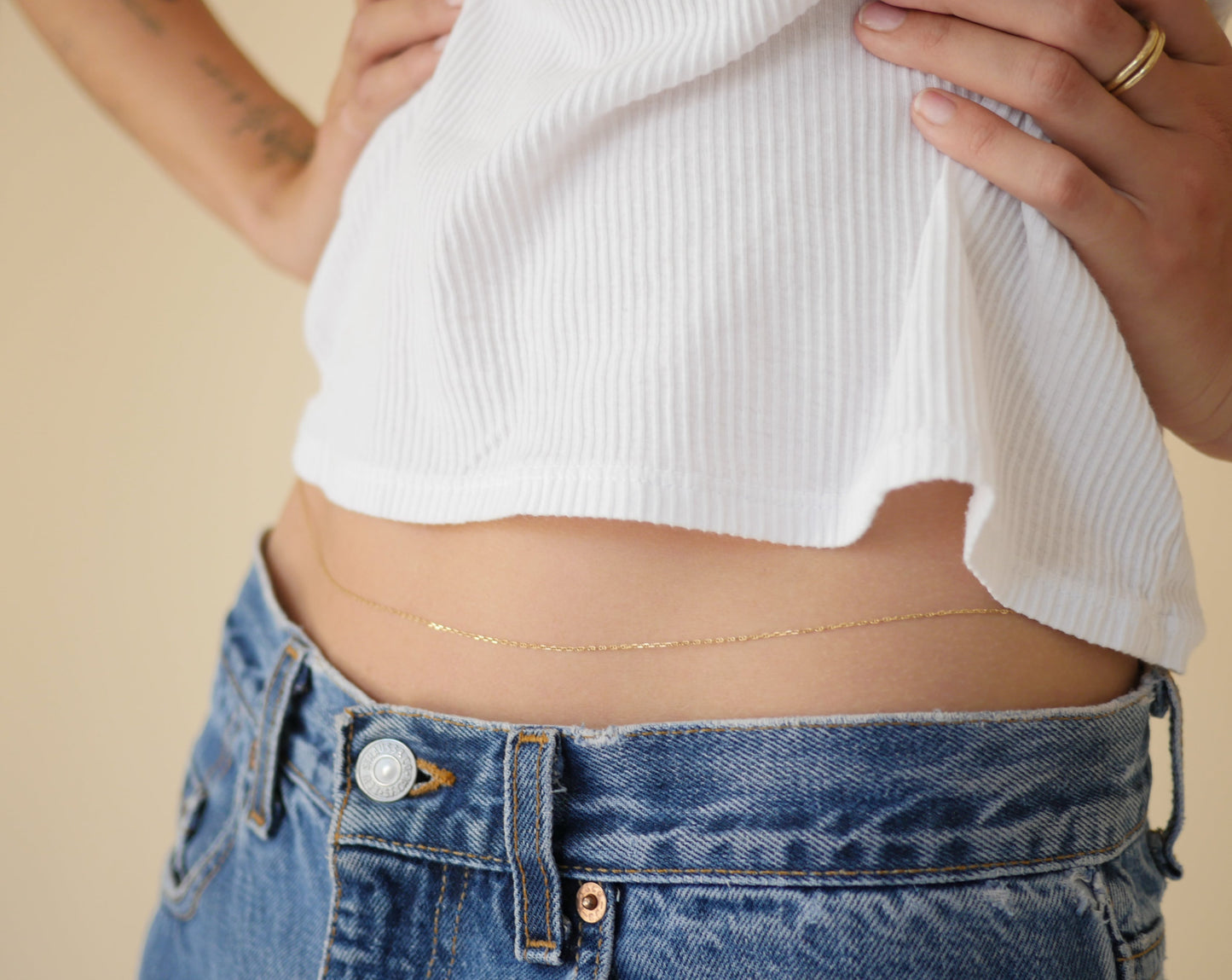 14K Everyday Belly Chain